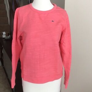 Vineyard Vines Coral  Crewneck Sweatshirt